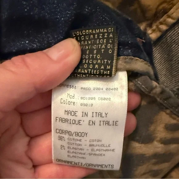 Roberto Cavalli Blue Flare & Wide Leg Jeans - Picture 5 of 13